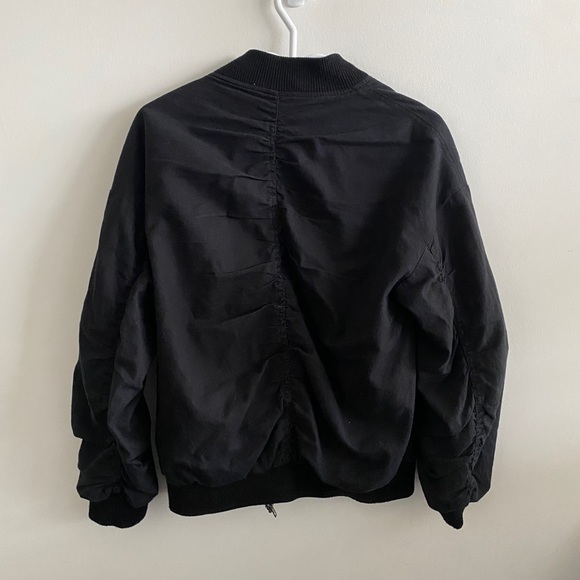 Black Bomber Jacket - Picture 2 of 2
